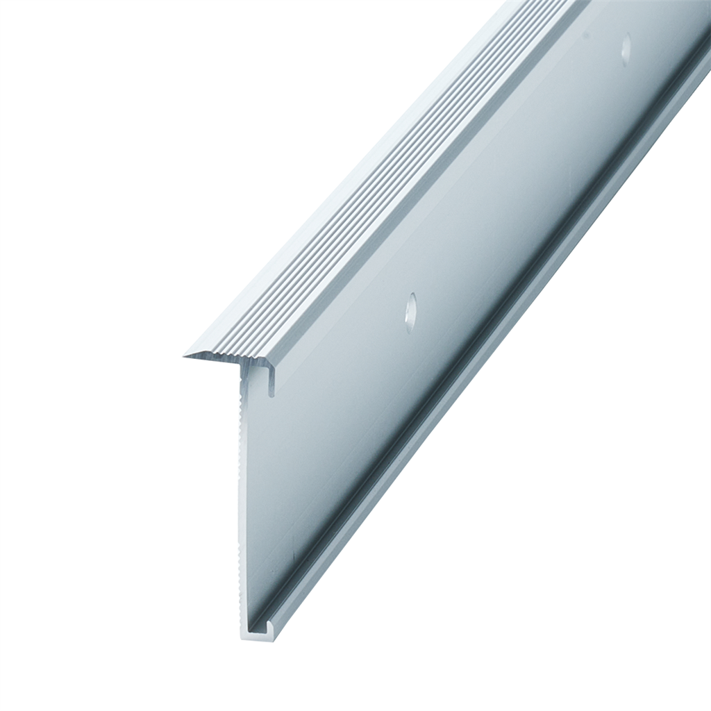 Co-pro trapprofielset pvc zilver 4x130cm.