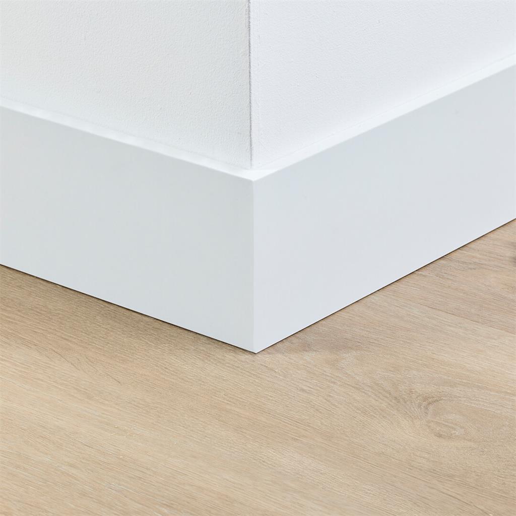 Co-pro gegronde plint Amsterdam wit 120x12 - Afbeelding 2