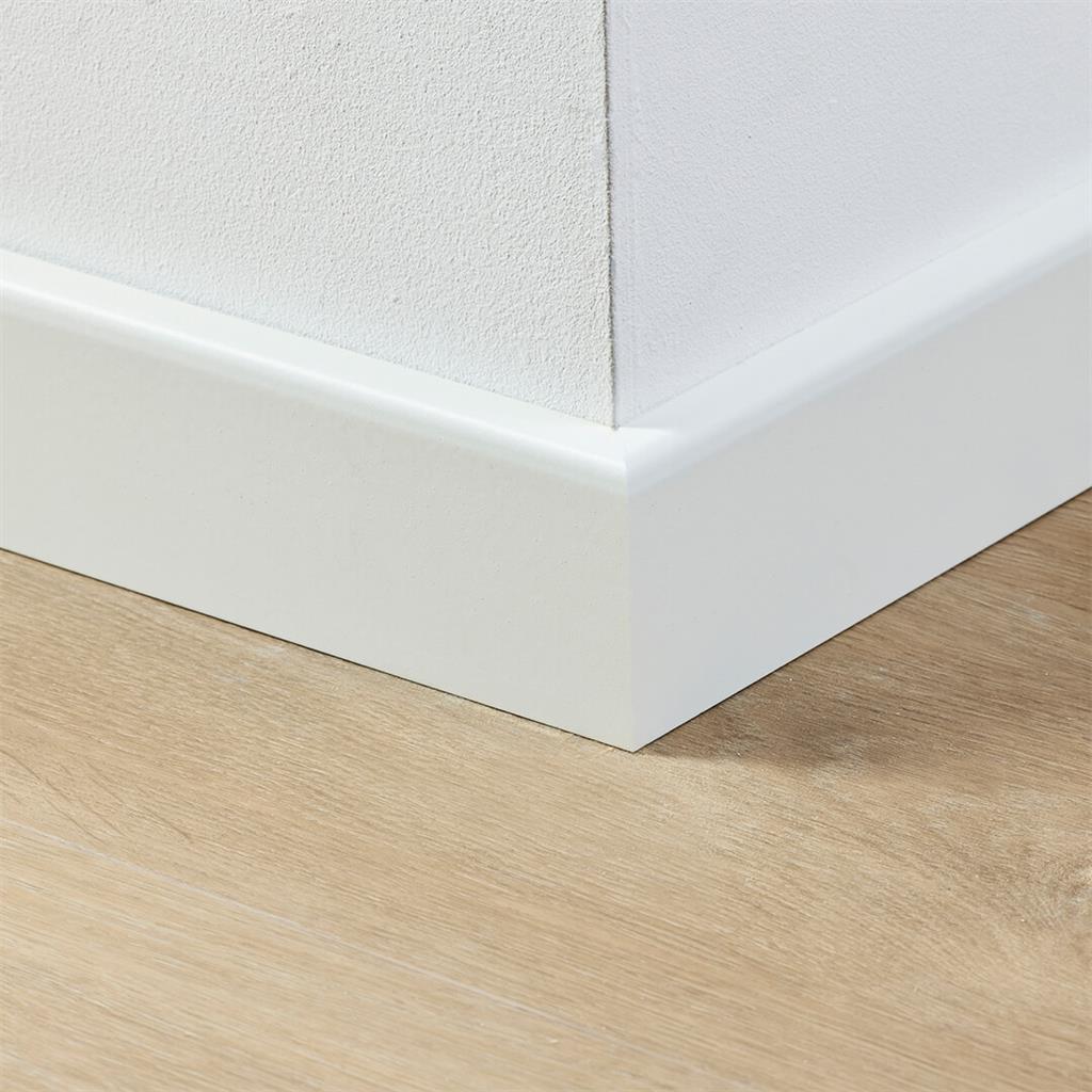 Co-pro gelakte plint Berlijn wit 70x15 - Afbeelding 2