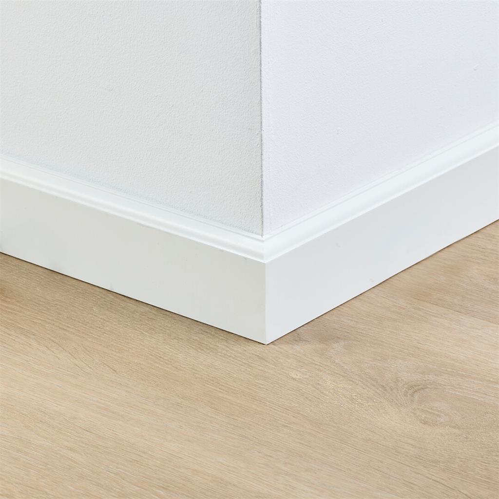 Co-pro gelakte plint Praag wit 70x15 - Afbeelding 2