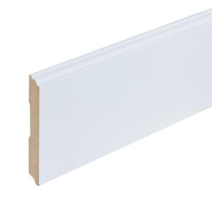 Co-pro folieplint Praag wit 120x15