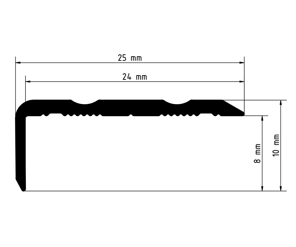 Co-pro hoekprofiel zelfklevend 10mm zand - Image 2