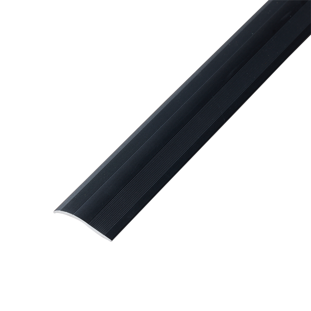 Co-pro overgangsprofiel zelfklevend 4 tot 18mm antraciet/zwart